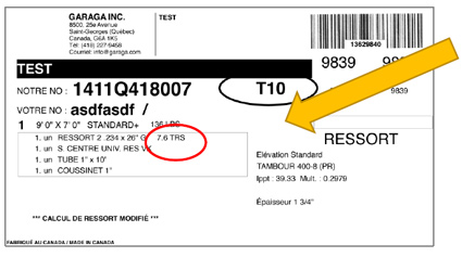 Torsion spring, number of turns